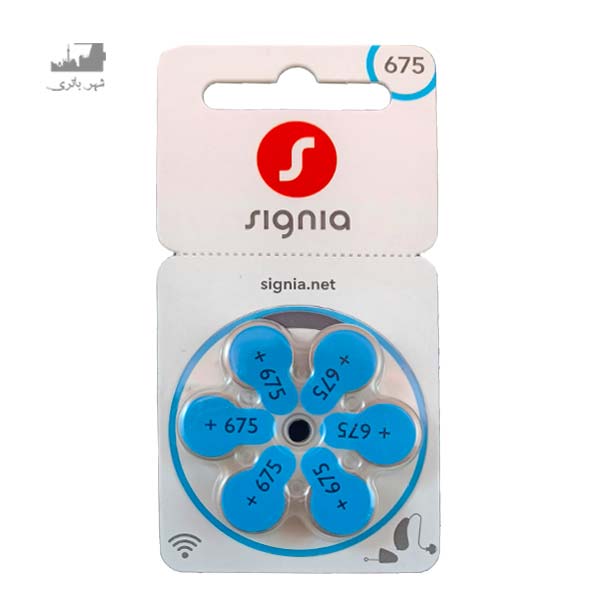 باتری سمعک signia سایز ۶۷۵