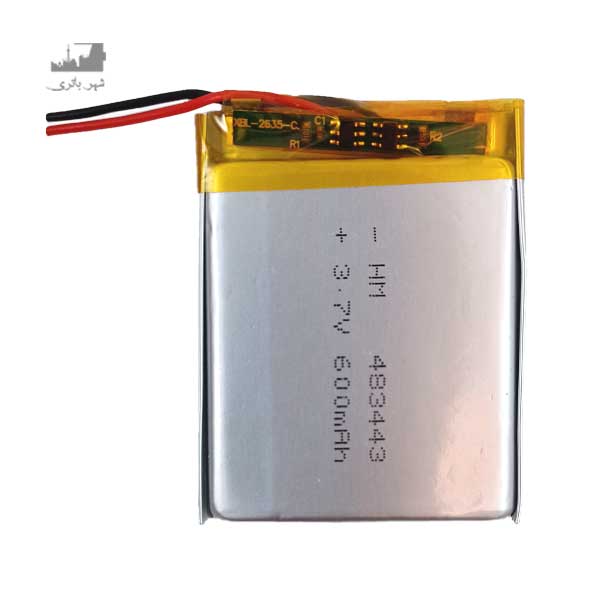 باتری لیتیوم پلیمر 43*34*48 600mah  