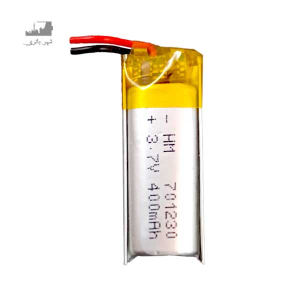 باتری لیتیوم پلیمر 30*12*70 400mah  