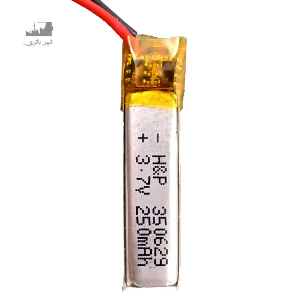 باتری لیتیوم پلیمر 29*6*35 بلند 250mah  