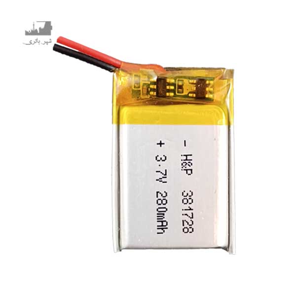 باتری لیتیوم پلیمر 28*17*38 280mah  