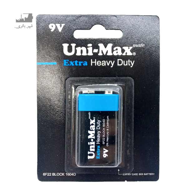 باتری ۹ ولت معمولی Uni-Max