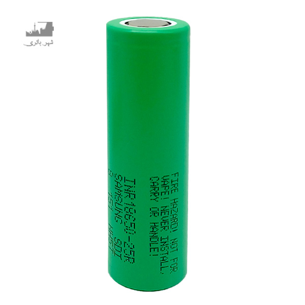 باتری لیتیوم  2500mAh -12c-18650  سامسونگ