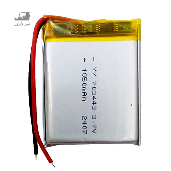 باتری لیتیوم پلیمر 43*34*70 1050mAh