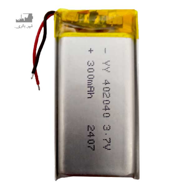 باتری لیتیوم پلیمر 40*20*40 300mAh