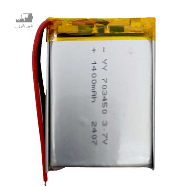 باتری لیتیوم پلیمر 50*34*70 1400mAh