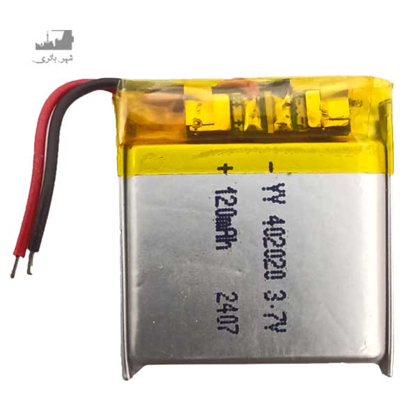 باتری لیتیوم پلیمر 20*20*40 120mAh