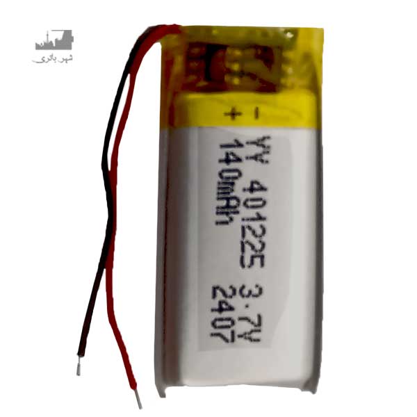 باتری لیتیوم پلیمر 25*12*40 140mAh