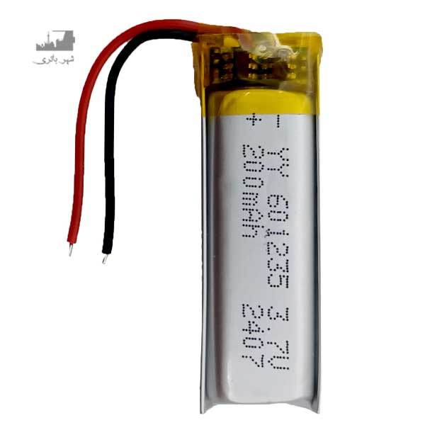 باتری لیتیوم پلیمر 35*12*60 200mAh