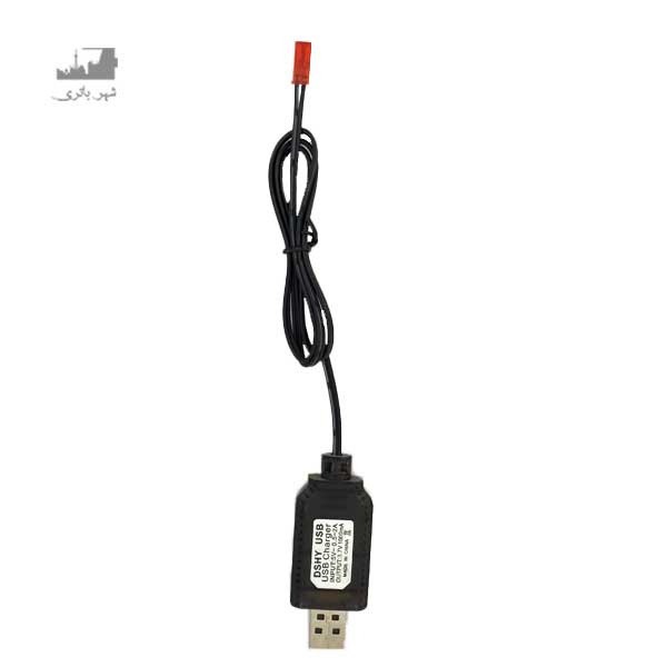 شارژر باتری لیتیوم پلیمر سوکت قرمز